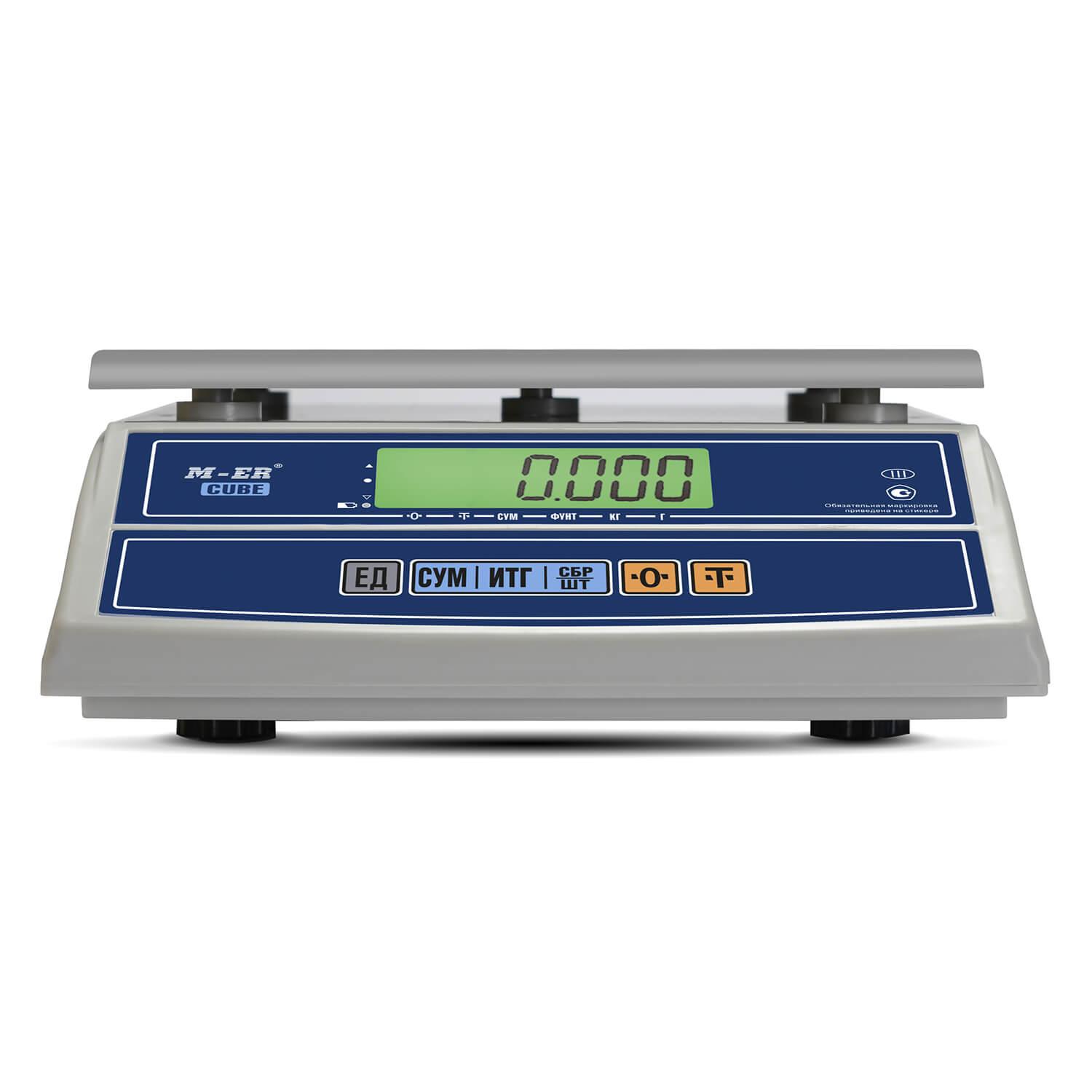 Фасовочные настольные весы M-ER 326 AFL-6.1 "Cube" c USB-COM LCD (3145)